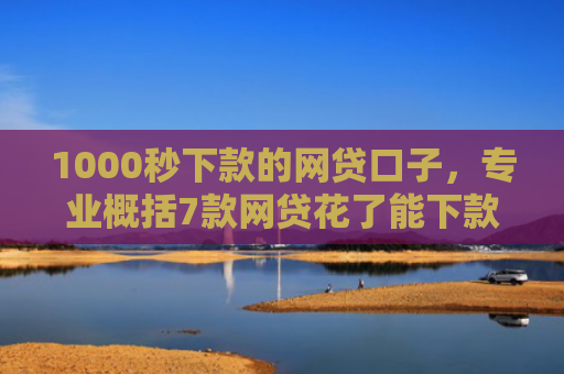 1000秒下款的网贷口子，专业概括7款网贷花了能下款的口子