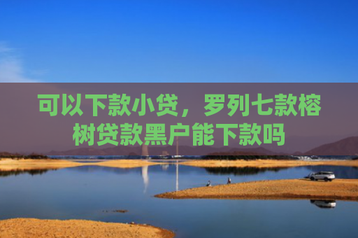 可以下款小贷，罗列七款榕树贷款黑户能下款吗