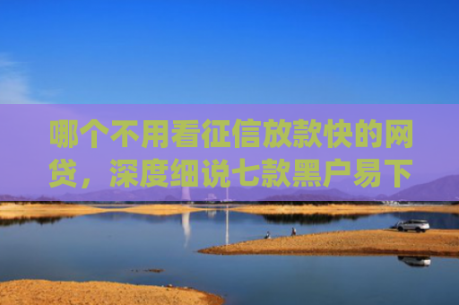 哪个不用看征信放款快的网贷，深度细说七款黑户易下款的网贷app