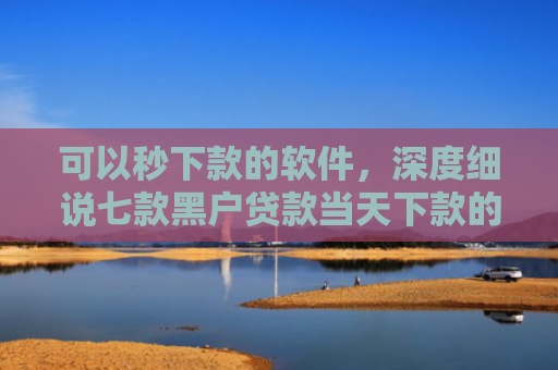 可以秒下款的软件，深度细说七款黑户贷款当天下款的