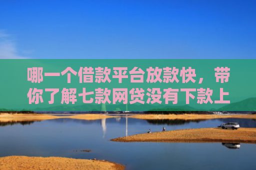 哪一个借款平台放款快，带你了解七款网贷没有下款上征信吗
