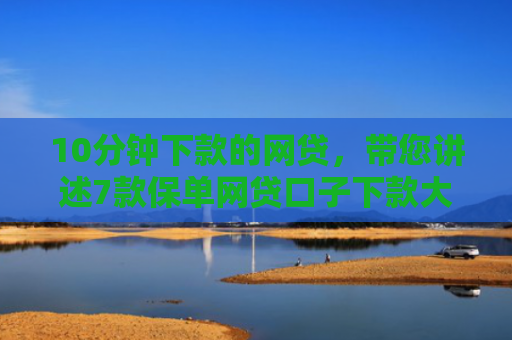 10分钟下款的网贷，带您讲述7款保单网贷口子下款大的