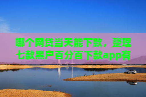 哪个网贷当天能下款，整理七款黑户百分百下款app有哪些