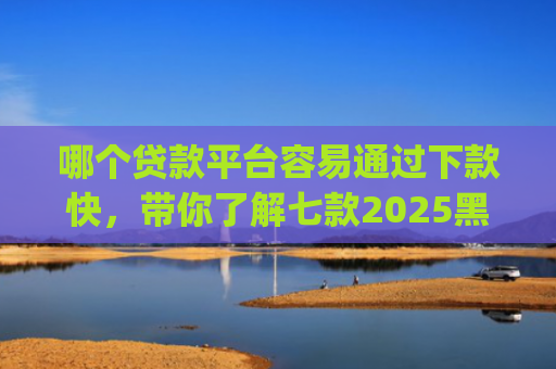 哪个贷款平台容易通过下款快，带你了解七款2025黑户贷款当天下款app
