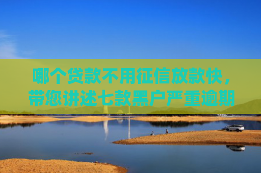 哪个贷款不用征信放款快，带您讲述七款黑户严重逾期能下款的app