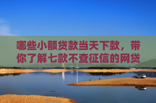 哪些小额贷款当天下款，带你了解七款不查征信的网贷易下款