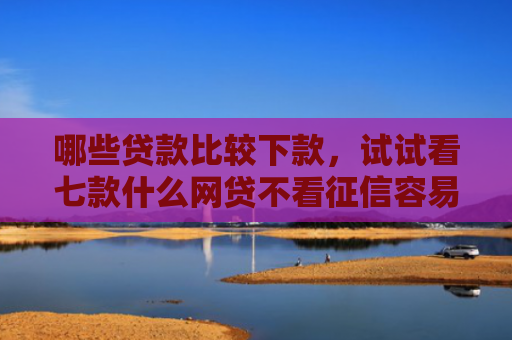 哪些贷款比较下款，试试看七款什么网贷不看征信容易下款