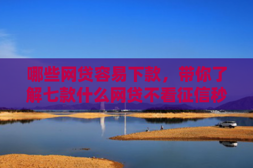 哪些网贷容易下款，带你了解七款什么网贷不看征信秒下款