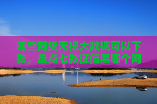 哪些网贷无视大数据可以下款，盘点七款征信黑哪个网贷可下款