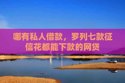 哪有私人借款，罗列七款征信花都能下款的网贷
