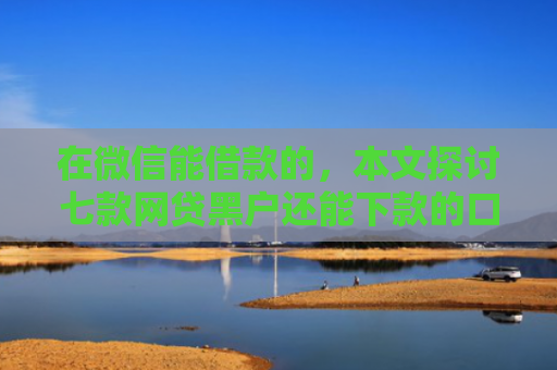 在微信能借款的，本文探讨七款网贷黑户还能下款的口子