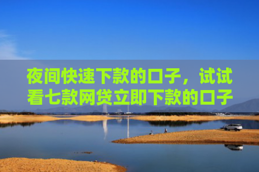 夜间快速下款的口子，试试看七款网贷立即下款的口子
