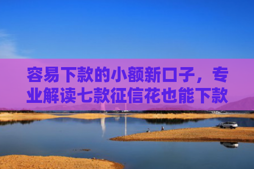容易下款的小额新口子，专业解读七款征信花也能下款的平台