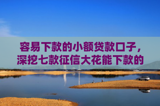 容易下款的小额贷款口子，深挖七款征信大花能下款的平台