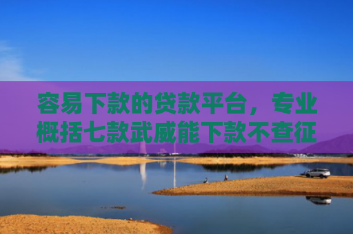 容易下款的贷款平台，专业概括七款武威能下款不查征信平台