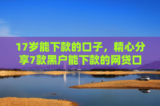 17岁能下款的口子，精心分享7款黑户能下款的网贷口子