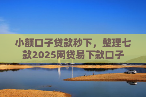 小额口子贷款秒下，整理七款2025网贷易下款口子