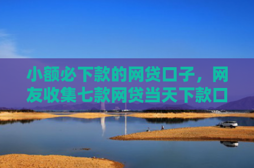 小额必下款的网贷口子，网友收集七款网贷当天下款口子