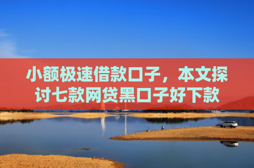 小额极速借款口子，本文探讨七款网贷黑口子好下款