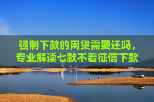 强制下款的网贷需要还吗，专业解读七款不看征信下款的贷款平台