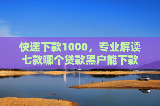 快速下款1000，专业解读七款哪个贷款黑户能下款