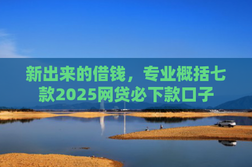 新出来的借钱，专业概括七款2025网贷必下款口子