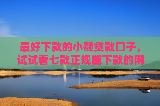 最好下款的小额贷款口子，试试看七款正规能下款的网贷口子