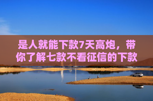 是人就能下款7天高炮，带你了解七款不看征信的下款快的贷款