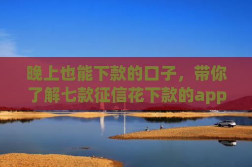 晚上也能下款的口子，带你了解七款征信花下款的app
