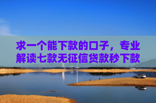 求一个能下款的口子，专业解读七款无征信贷款秒下款平台