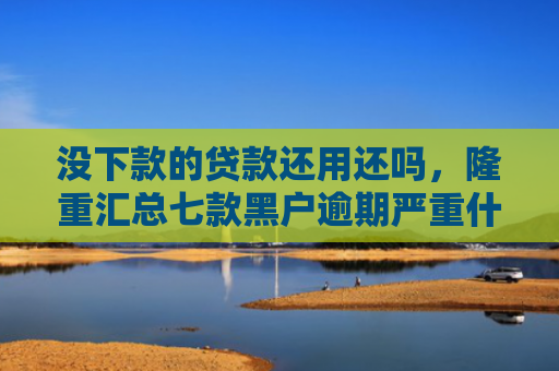 没下款的贷款还用还吗，隆重汇总七款黑户逾期严重什么贷款可以下款
