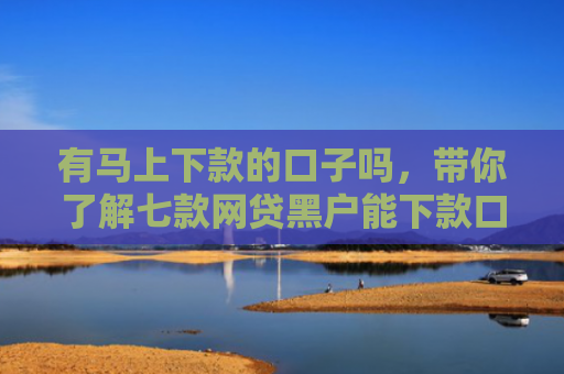 有马上下款的口子吗，带你了解七款网贷黑户能下款口子