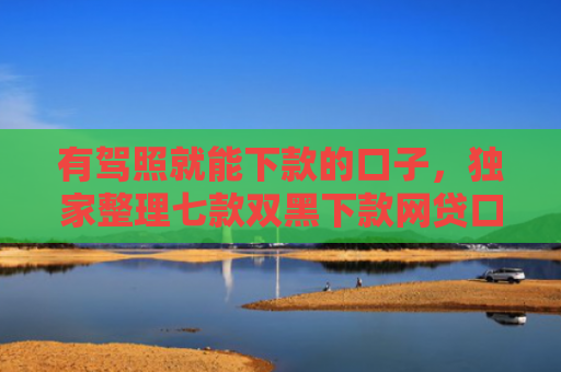 有驾照就能下款的口子，独家整理七款双黑下款网贷口子