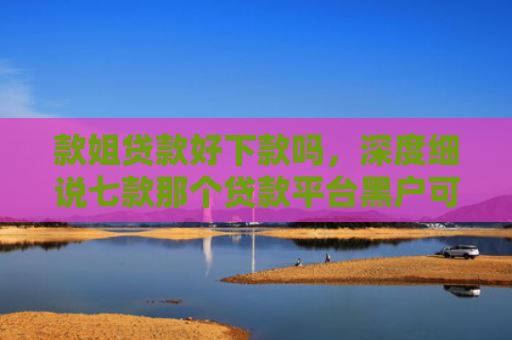 款姐贷款好下款吗，深度细说七款那个贷款平台黑户可下款