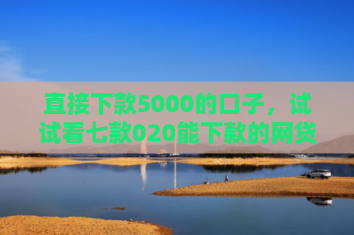 直接下款5000的口子，试试看七款020能下款的网贷口子