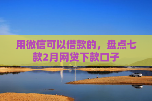 用微信可以借款的，盘点七款2月网贷下款口子