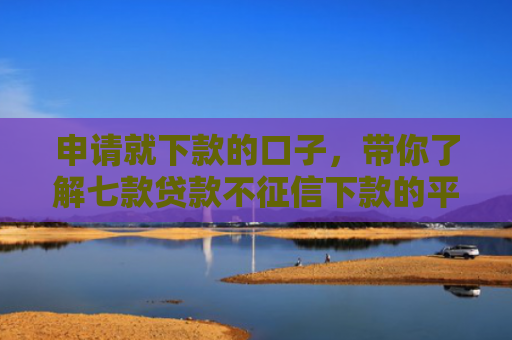 申请就下款的口子，带你了解七款贷款不征信下款的平台