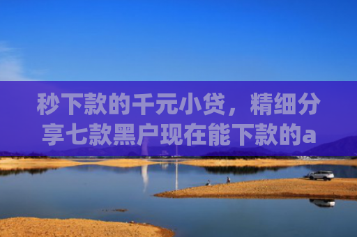 秒下款的千元小贷，精细分享七款黑户现在能下款的app