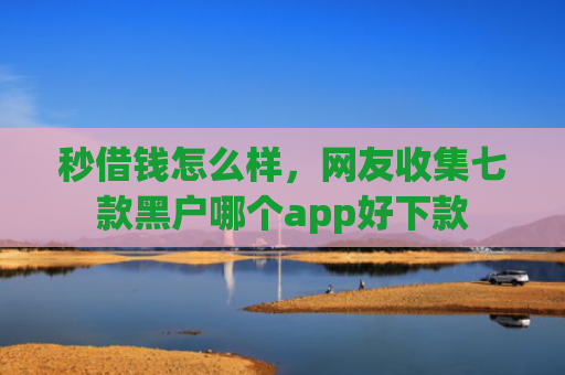 秒借钱怎么样，网友收集七款黑户哪个app好下款