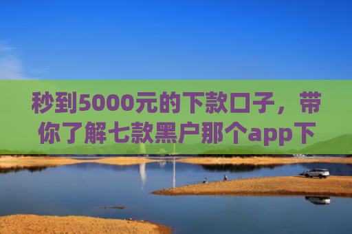 秒到5000元的下款口子，带你了解七款黑户那个app下款