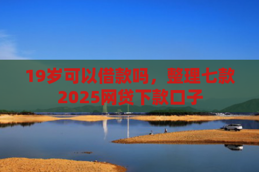 19岁可以借款吗，整理七款2025网贷下款口子