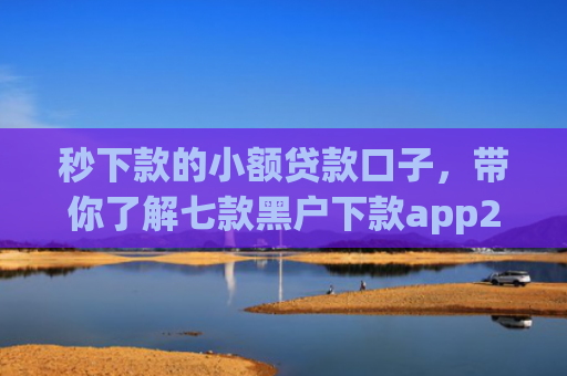 秒下款的小额贷款口子，带你了解七款黑户下款app2025