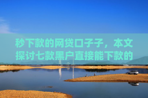秒下款的网贷口子子，本文探讨七款黑户直接能下款的app