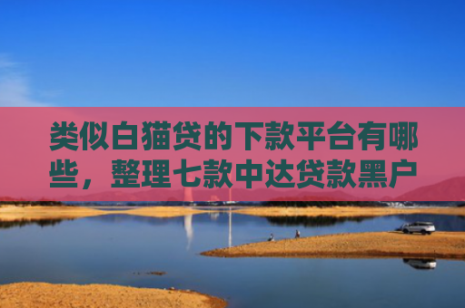 类似白猫贷的下款平台有哪些，整理七款中达贷款黑户能下款吗