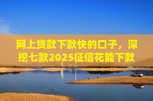 网上贷款下款快的口子，深挖七款2025征信花能下款的正规网贷app