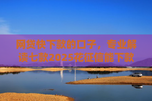 网贷快下款的口子，专业解读七款2025花征信能下款的app