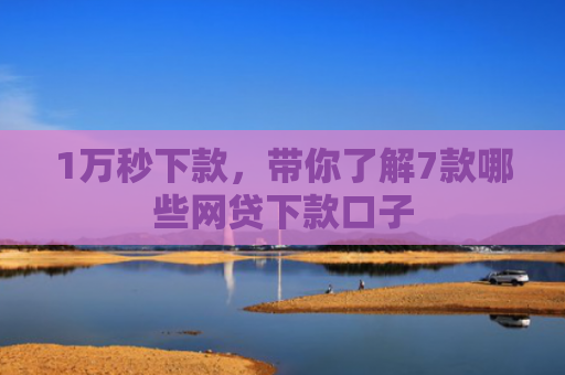 1万秒下款，带你了解7款哪些网贷下款口子