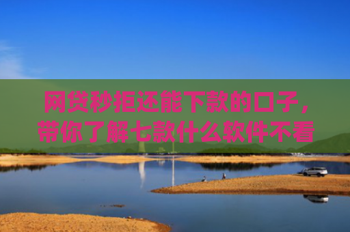 网贷秒拒还能下款的口子，带你了解七款什么软件不看征信秒下款app