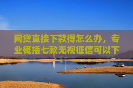 网贷直接下款得怎么办，专业概括七款无视征信可以下款的App贷款