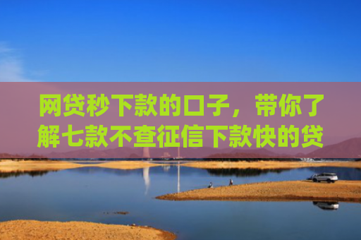 网贷秒下款的口子，带你了解七款不查征信下款快的贷款app